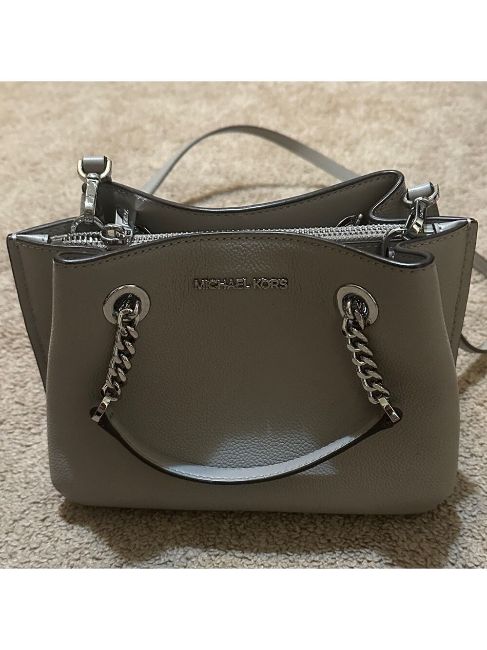 Michael Kors Silver Chain Shoulder Bag